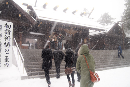 北海道神宮に参拝